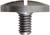 Tumbler screw, .50" head diameter, 6-40 thread
